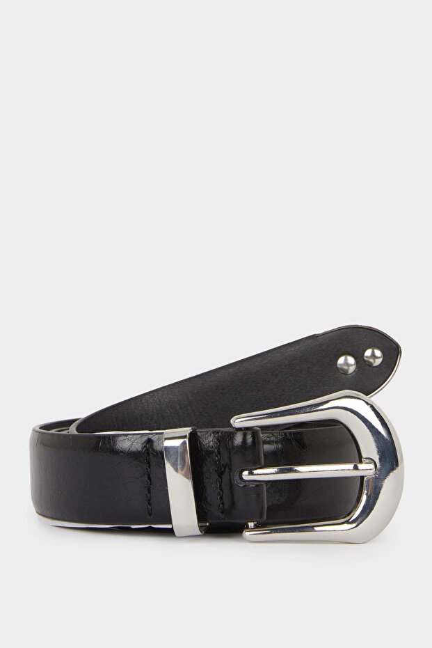 Women's Faux Leather Casual Belt E7902Axns