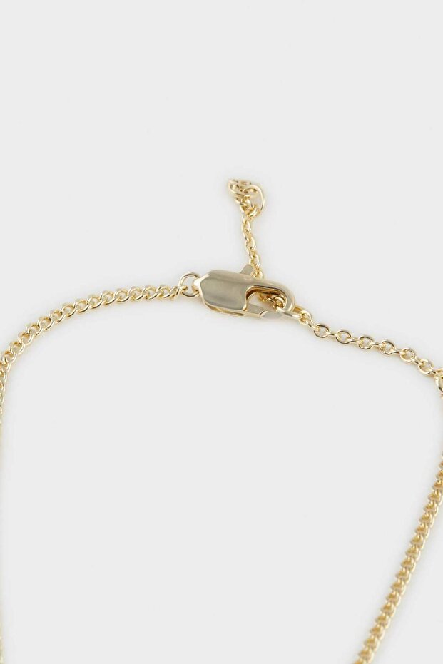 Reis x 14 Ayar Altın Kaplama Ruby Prego Kadın Mor Taşlı Gold Kolye Küpe Seti F3954AXNS - 5