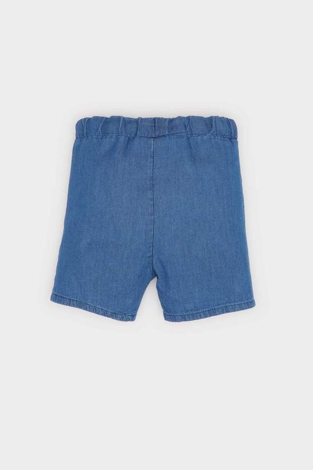 Erkek Bebek Beli Lastikli Jean Şort E6837A525SM - 3