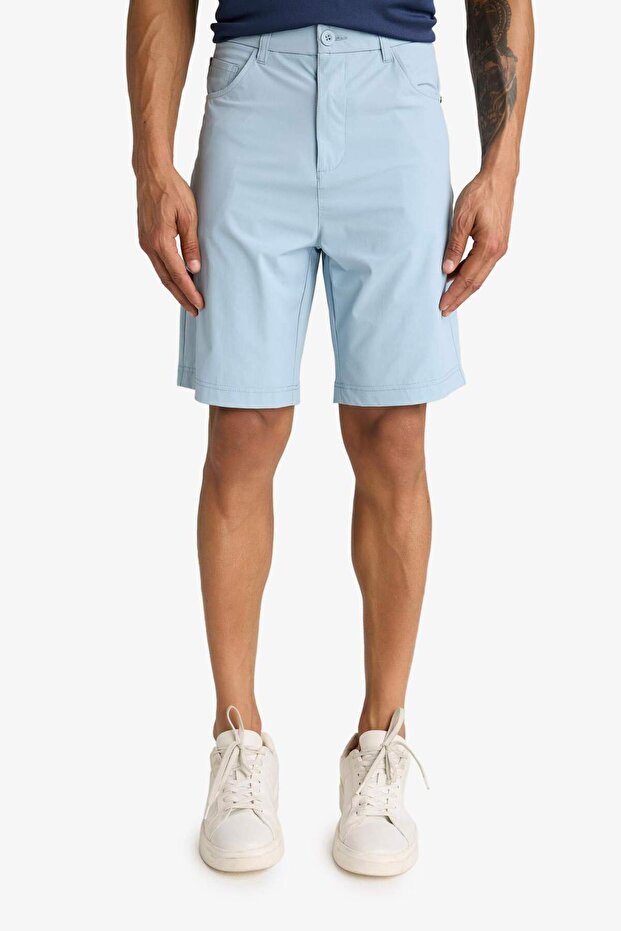 DeFactoFit Esnek Kumaş Standart Fit Sporcu Dokuma Şort E4138AX25SM - 5