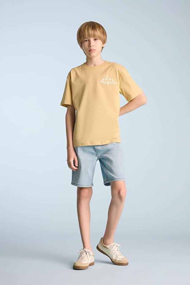 Erkek Çocuk Jean Şort D7899A825SM - 1