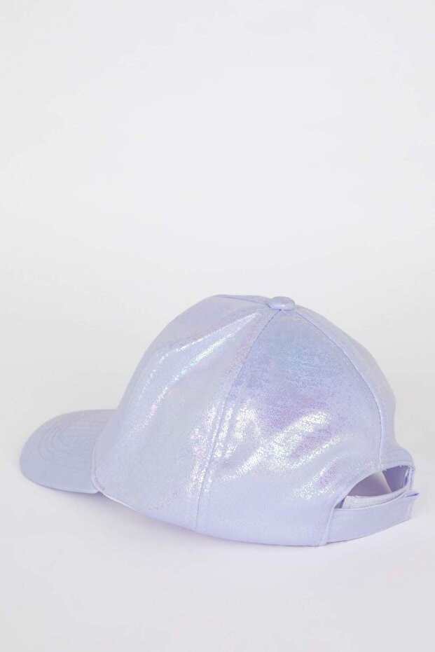 Kız Çocuk Nakışlı Simli Kumaş Cap Şapka C0584A825SM - 4