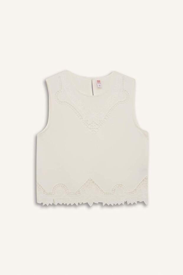 Regular Fit Pamuklu Kolsuz Üst-Fall in Love E4261AX25SM - 7