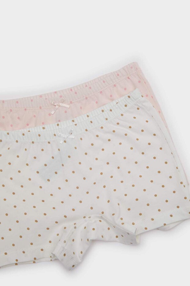 Girl's Patterned 2-Piece Boxer E7201A825Sp - 4