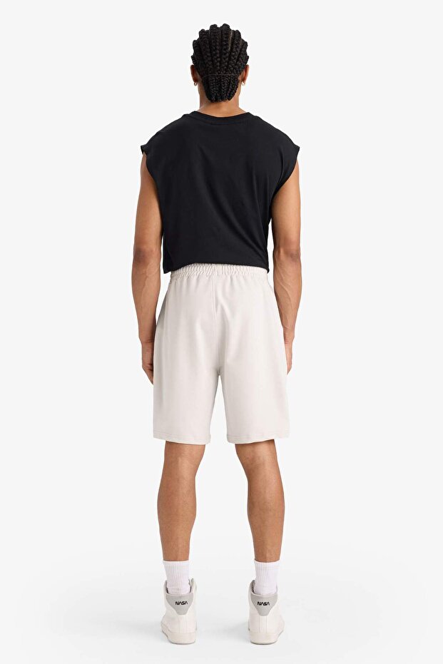 DeFactoFit NBA Brooklyn Nets Standart Fit Kısa Paça Şort E3008AX25SM - 7