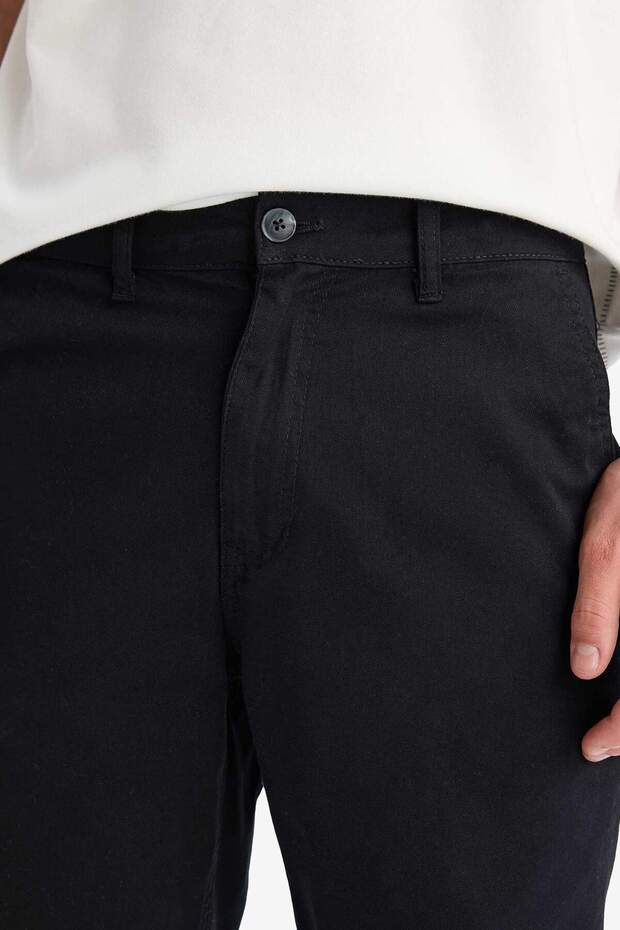 %100 Pamuk Regular Fit Bermuda Şort E1231AX25SM - 4