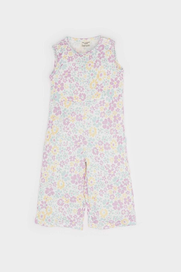 Kız Bebek Çiçekli Tulum E8758A525SM - 1