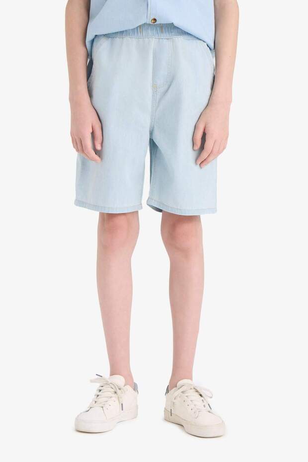 Erkek Çocuk Jean Şort D7908A825HS - 5