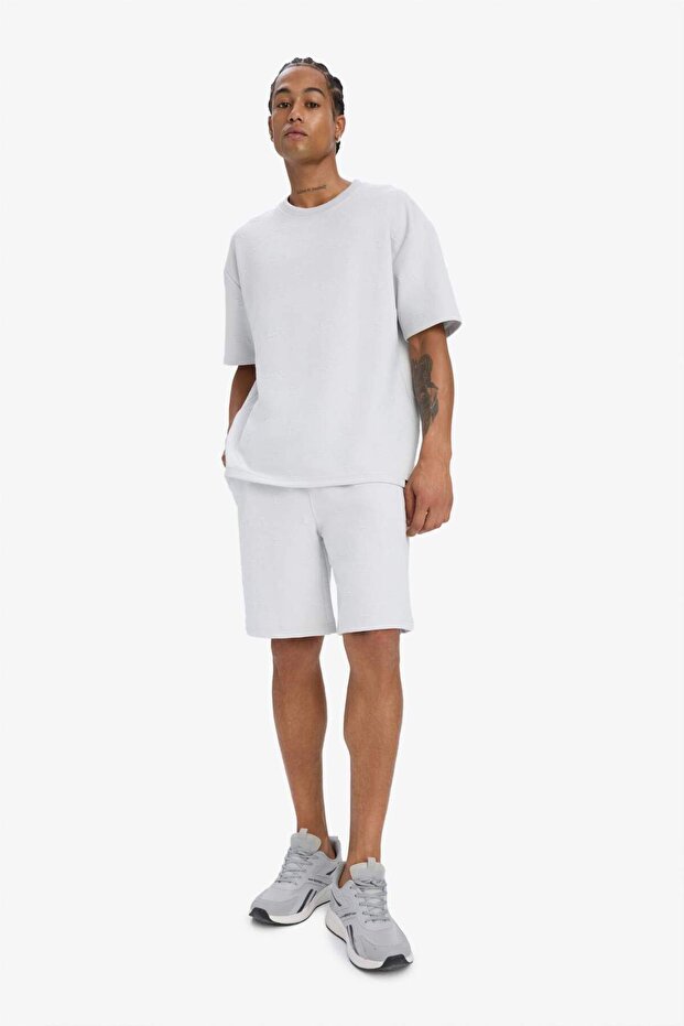 DeFactoFit Hızlı Kuruyan Esnek Kumaş Standart Fit Sporcu Kısa Paça Şort E2438AX25SM - 2