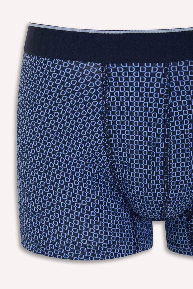 Regular Fit Kareli 3'lü Boxer D9878AX25SP - 6