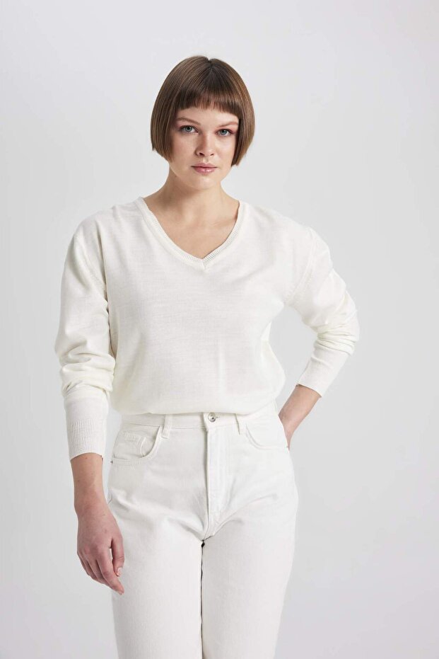 Regular Fit Strickpullover B7865AXNS - 4