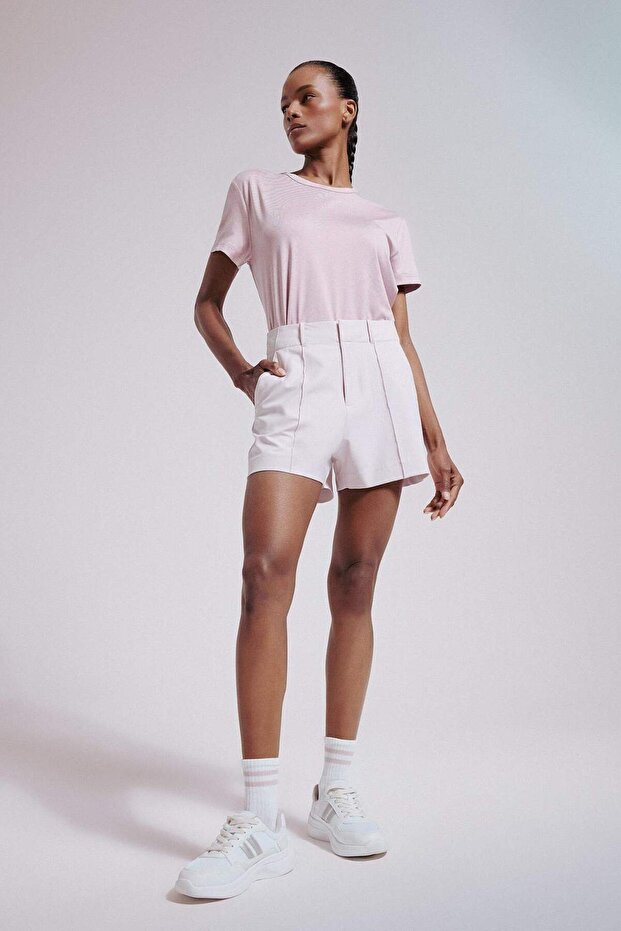 DeFactoFit Standart Fit Dokuma Şort E2543AX25SM - 1