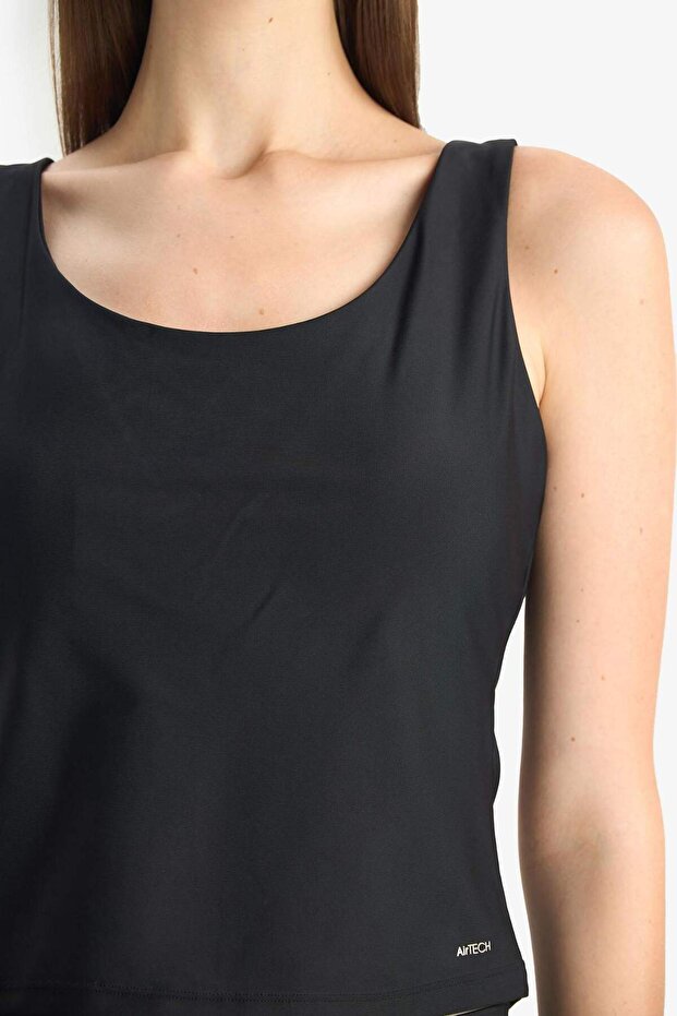 DeFactoFit U Yaka Astarlı Pedli Bikini Üstü D9380AX25HS - 7