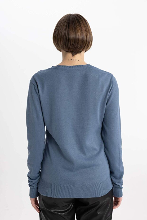 Regular Fit Triko Kazak B7865AXNS - 6