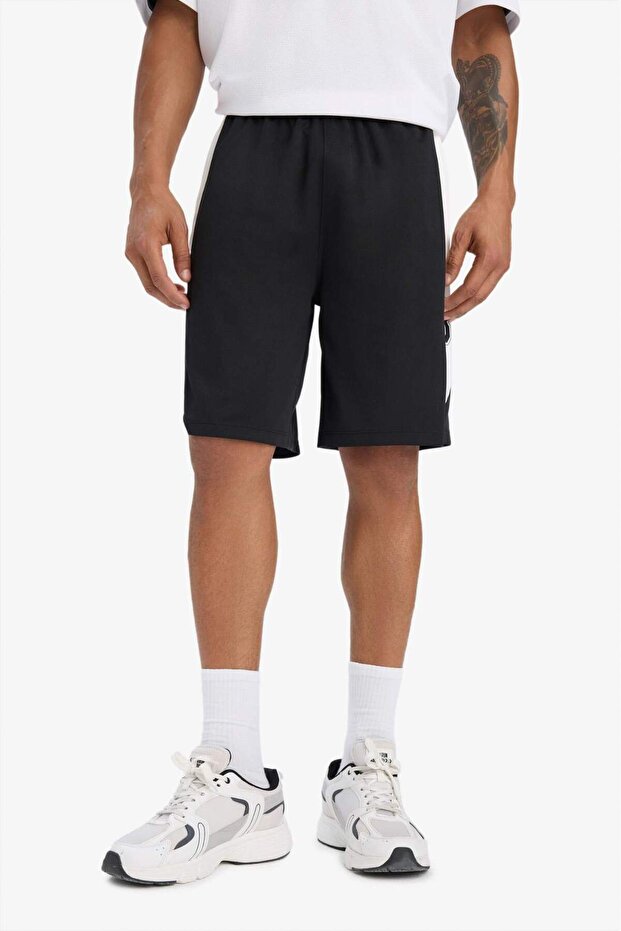 DeFactoFit Hızlı Kuruyan Standart Fit Sporcu Kısa Paça Şort E4127AX25SM - 6