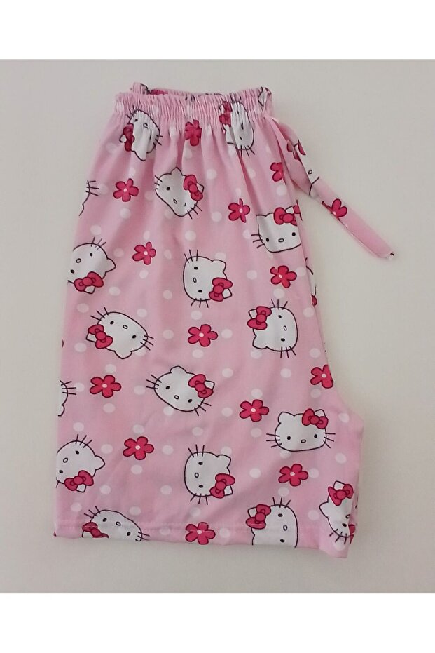 Hello Kitty Desenli Yazlık Şort- BK1010007 - 2