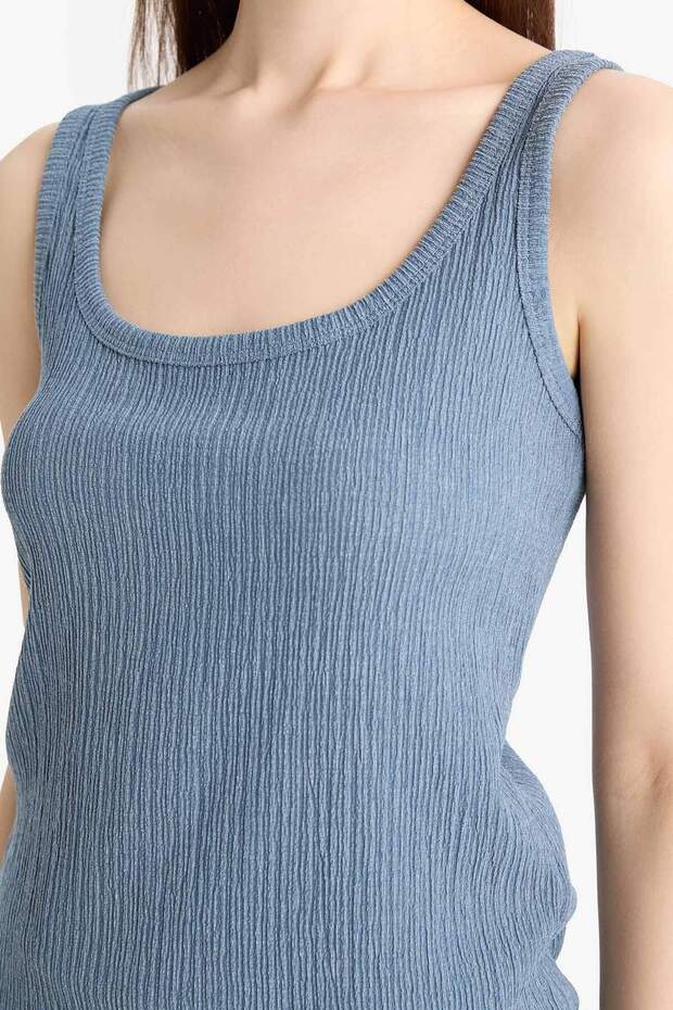 Regular Fit 2li Takım Bürümcük Atlet Şort F1487AX25SM - 6