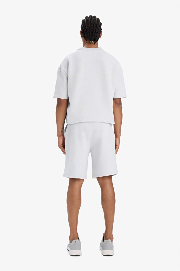 DeFactoFit Hızlı Kuruyan Esnek Kumaş Standart Fit Sporcu Kısa Paça Şort E2438AX25SM - 6