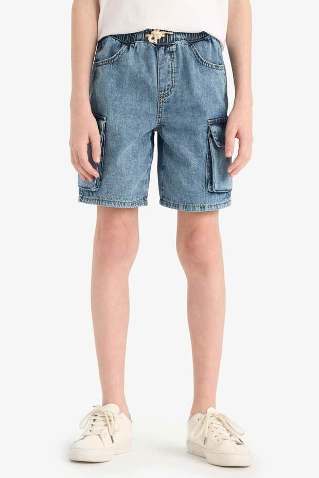 Erkek Çocuk Jean Şort D8566A825SM - 6
