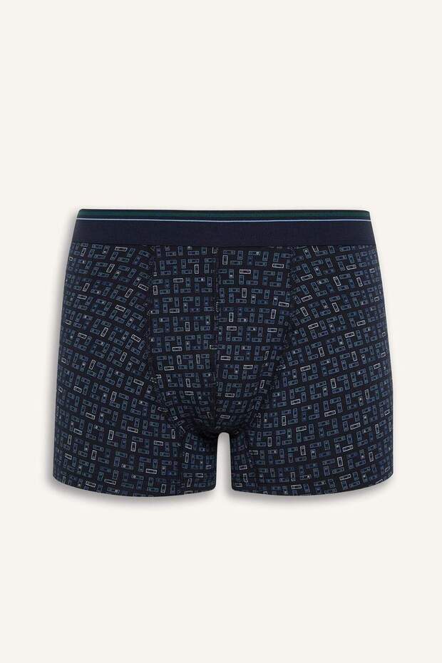 Regular Fit Baskılı 3'lü Boxer D9879AX25SP - 5