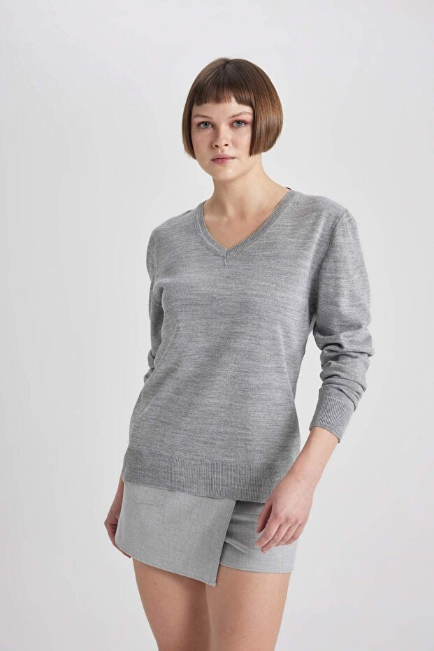 Regular Fit Triko Kazak B7865AXNS - 4