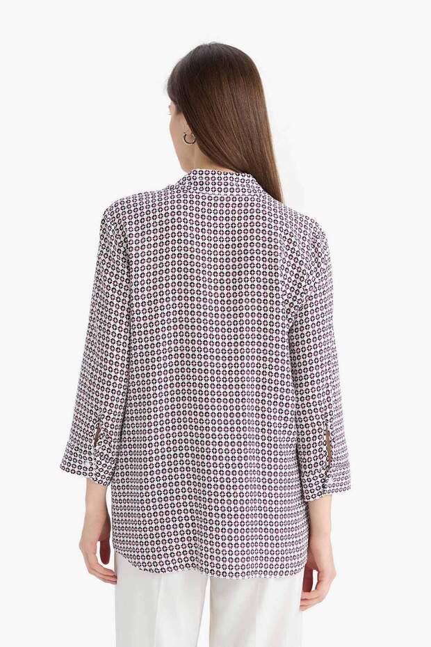 Regular Fit Kareli Uzun Kollu Gömlek K6402AZ25SP - 6