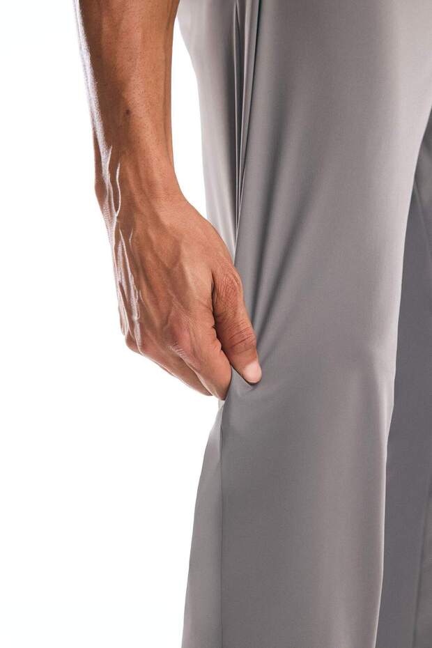 DeFactoFit Slim Fit Dar Kesim Standart Paça Dokuma Pantolon D9247AX25SP - 4