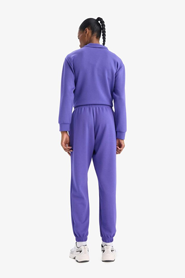 DeFactoFit Sporcu Jogger İnce Eşofman Altı Standart Fit Modal Çift Cepli Basic Düz B1794AX25SP - 6