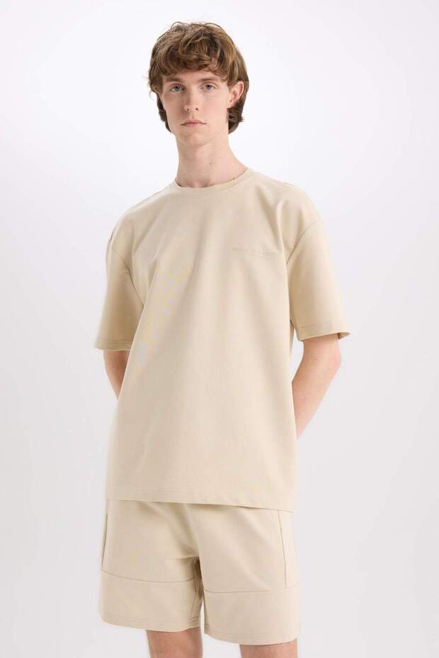 Slim Fit Dar Kesim Dar Paça Basic Düz Şort B8674AX25SP - 5