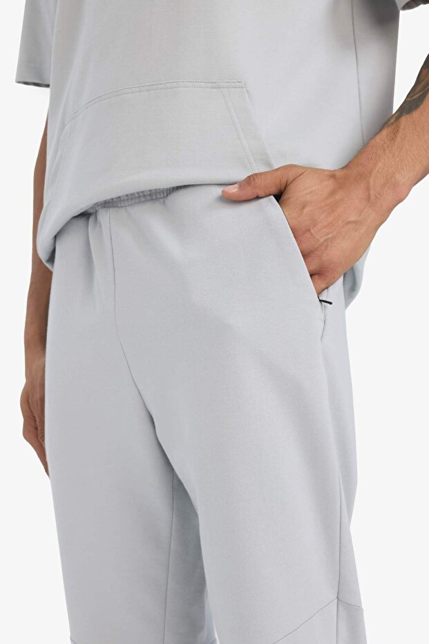 DeFactoFit Slim Fit Sporcu Jogger Eşofman Altı Dar Kesim Fermuarlı Paça  D7998AX25SP - 5