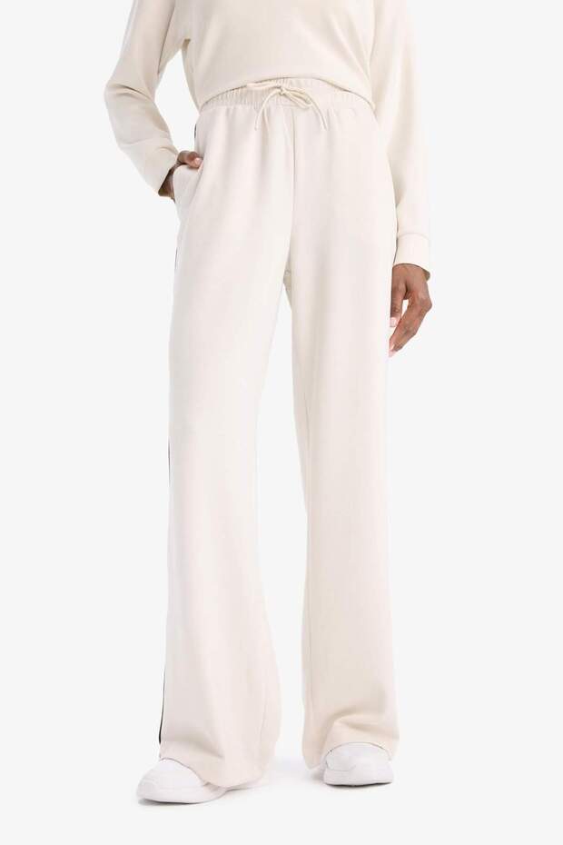 DeFactoFit Wide Leg Geniş Paça Cepli Standart Boy Modal Soft Touch Pantolon D7128AX25SP - 6