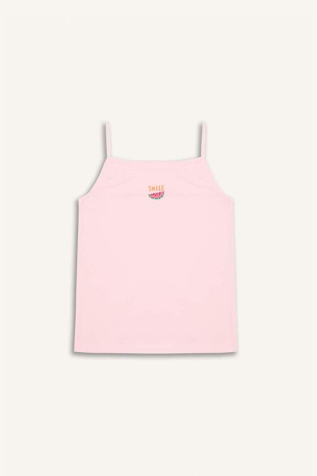 Kız Çocuk Meyve Desenli 2'li Atlet E7063A825SP - 2