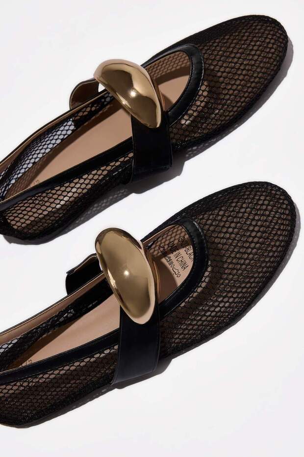 Kadın Düz Taban File Babet E2407AX25SM - 7