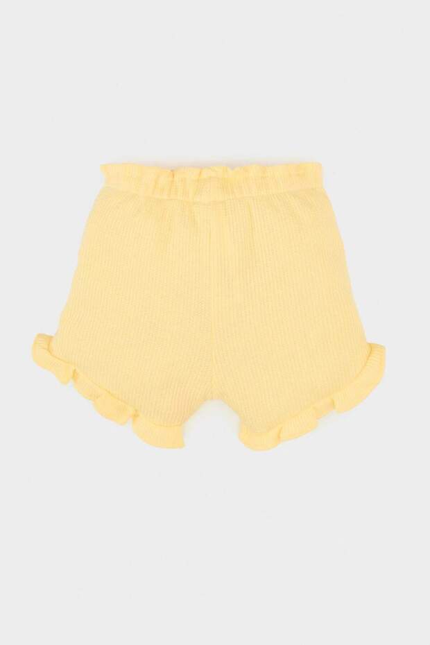 Kız Bebek Beli Lastikli Waffle Şort A8043A525SM - 5