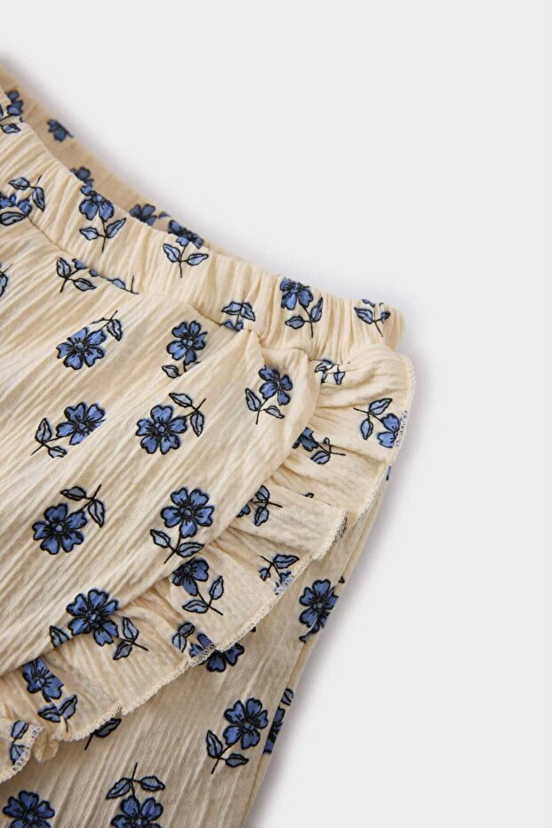 Kız Bebek Çiçekli Şort Etek E5550A525SM - 2