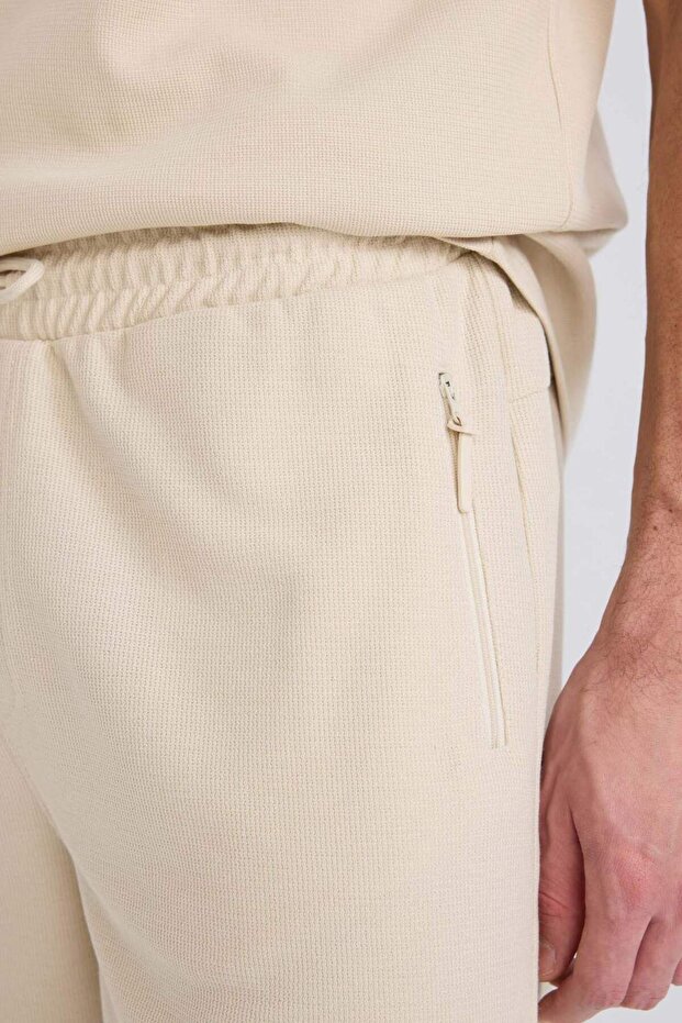 Regular Fit Düz Paça Cepli Basic Düz Şort B8792AX25SM - 5