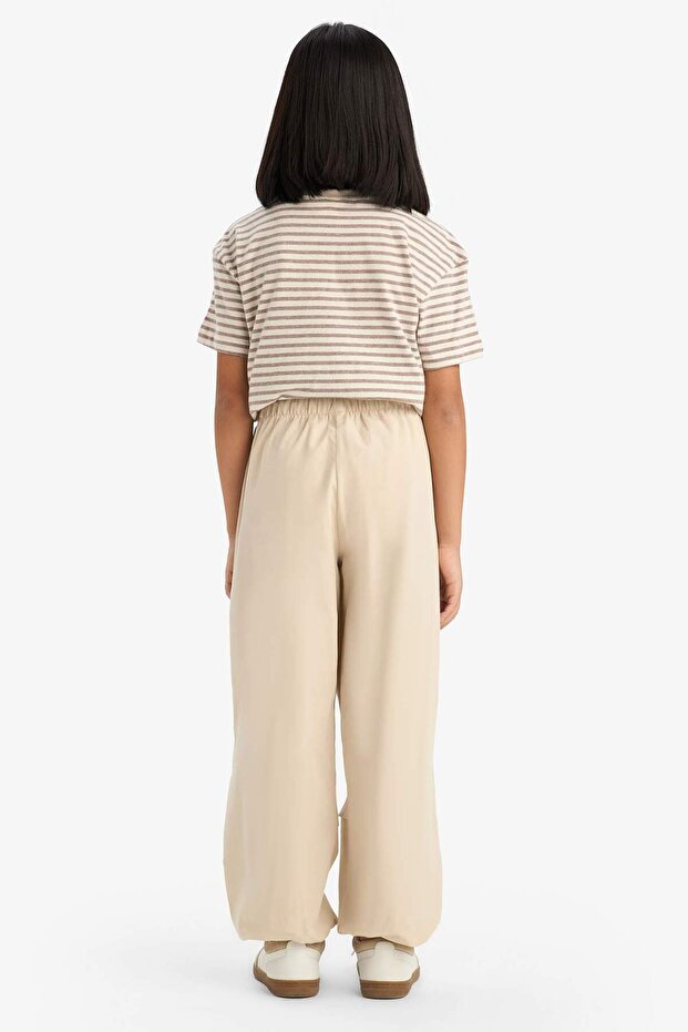 Kız Çocuk Paraşüt Jogger Paça Pantolon E0160A825SM - 5