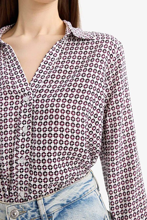 Regular Fit Kareli Uzun Kollu Gömlek K6402AZ25SP - 5