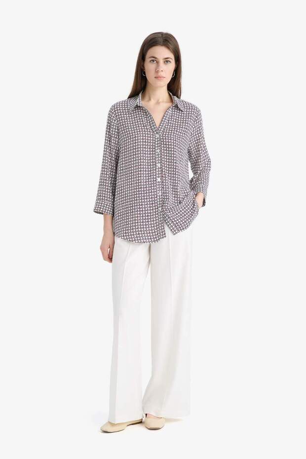 Regular Fit Kareli Uzun Kollu Gömlek K6402AZ25SP - 2