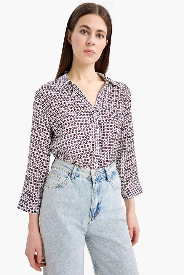 Regular Fit Kareli Uzun Kollu Gömlek K6402AZ25SP - 4
