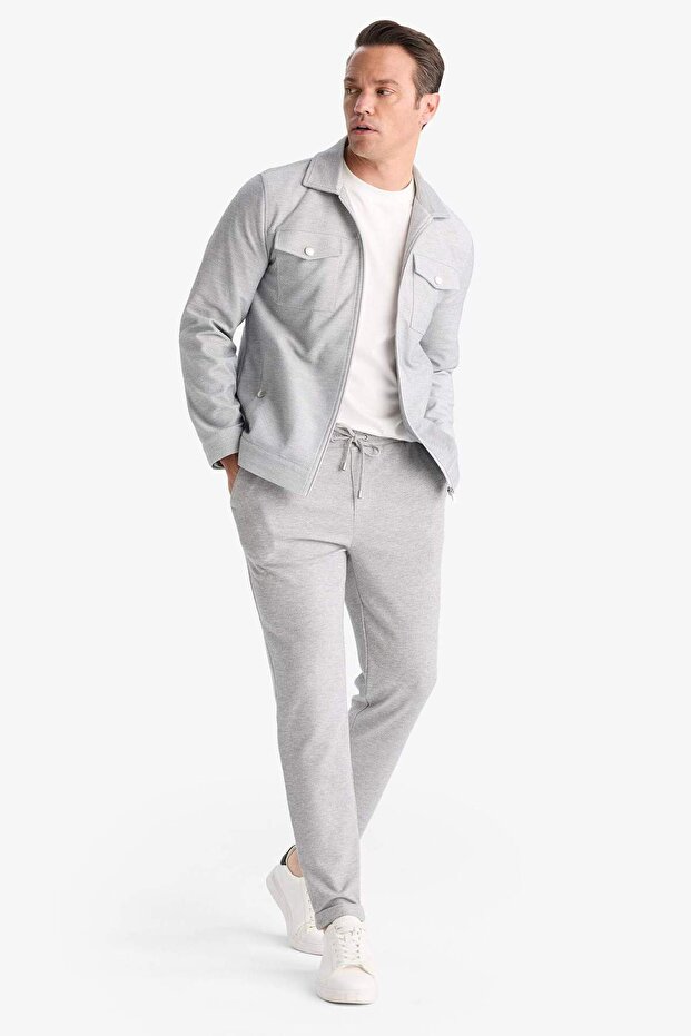 Jogger Duble Paça Yazlık Rahat Esnek Kumaş Pantolon Y2651AZ25SP - 3