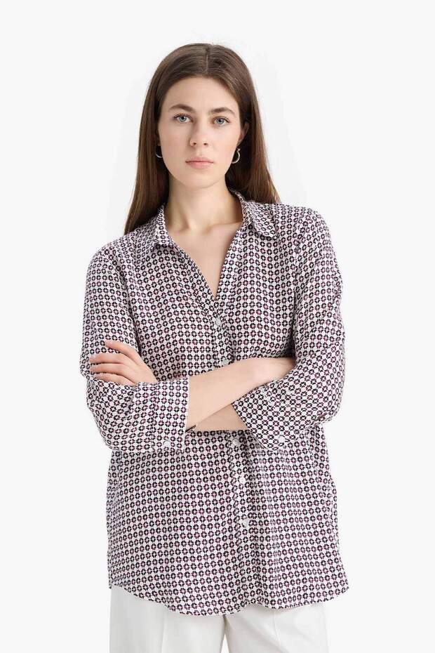 Regular Fit Kareli Uzun Kollu Gömlek K6402AZ25SP - 3