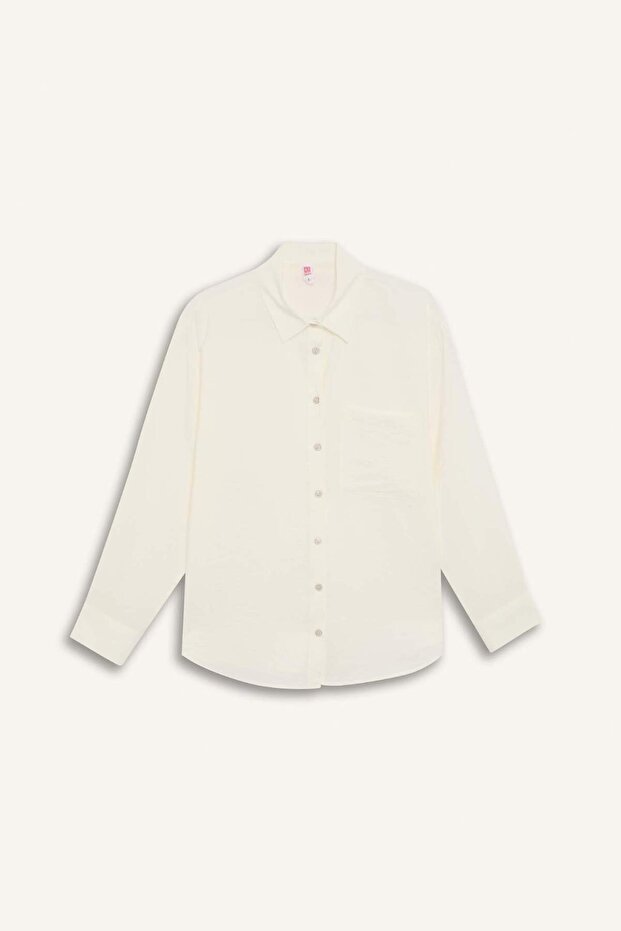 Regular Fit Plaj Gömleği E1167AX25SM - 1