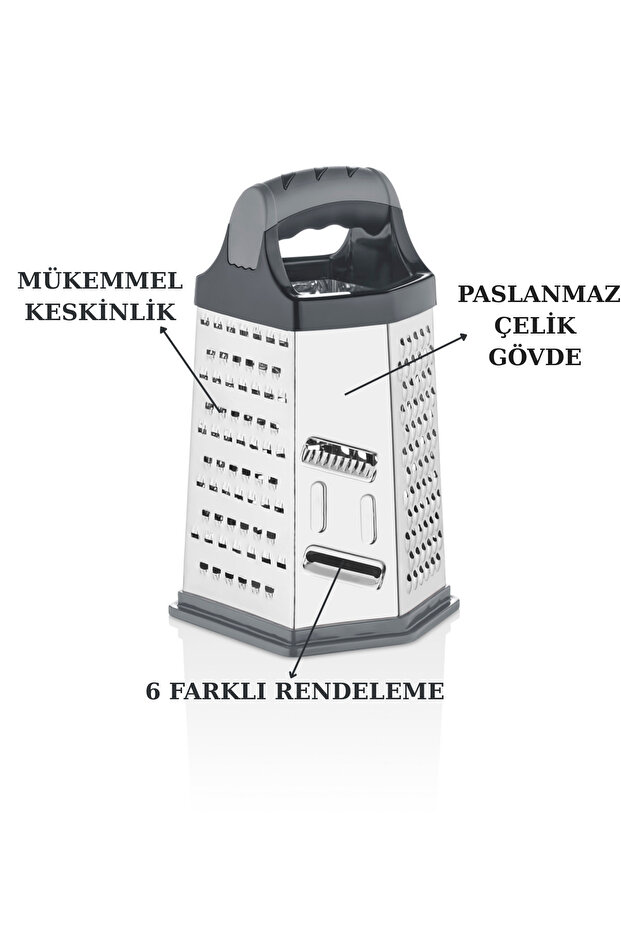 Altıgen Rende Siyah - 3