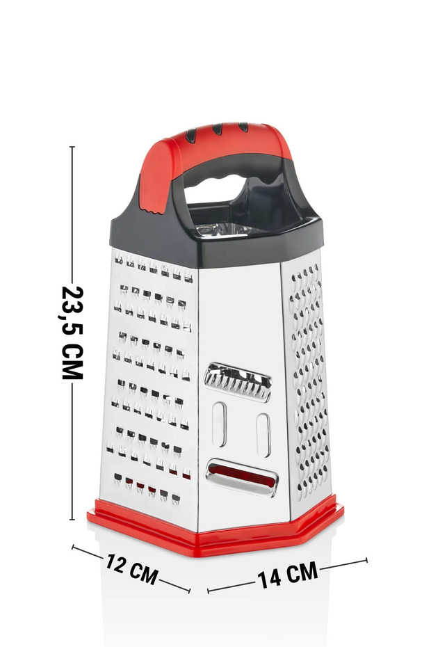 Altıgen Rende Kırmızı- Siyah - 2