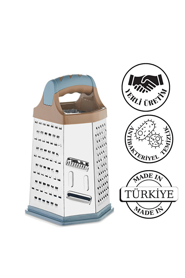 Altıgen Rende Mavi-Kahverengi - 4