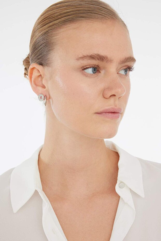 Kadın 3'lü Silver Küpe E3067AXNS - 3