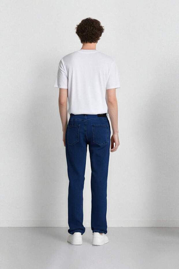 Sergio Regular Fit Normal Kalıp Normal Bel Boru Paça Jean Pantolon E3311AX25SP - 7