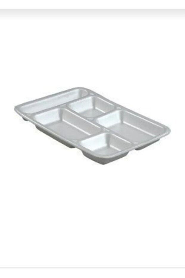 Beş Gözlü Köpük Tabak -tabldot 100 Adet - 1