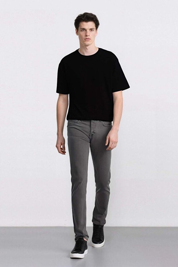 Sergio Regular Fit Normal Kalıp Normal Bel Boru Paça Jean Pantolon E3321AX25SP - 1